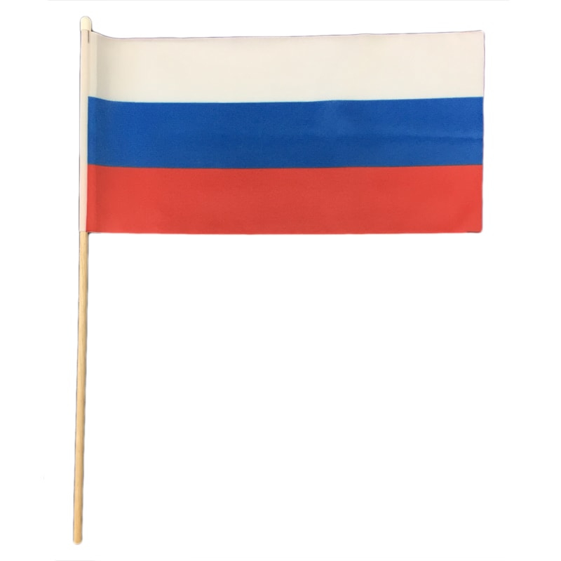 Russian Handwaver Flag 300mm x 150mm (Knitted)