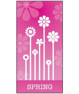 Spring Flag Pink 900mm x 1800mm (Knitted)