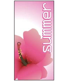 Summer Flag Pink 900mm x 1800mm (Knitted)