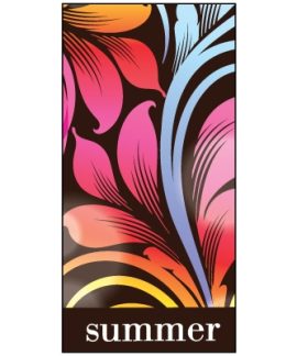 Summer Flag Multicolour 900mm x 1800mm (Knitted)
