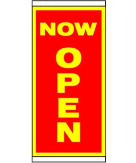 Now Open Flag