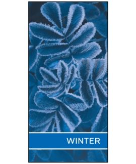 Winter Blue Flag 900mm x 1800mm (Knitted)