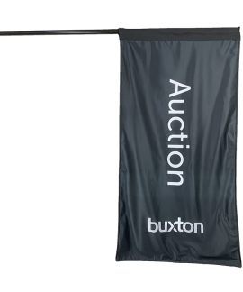 Buxton Auction Flag and Pole Kit