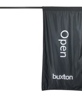 Buxton Open Flag and Pole Kit