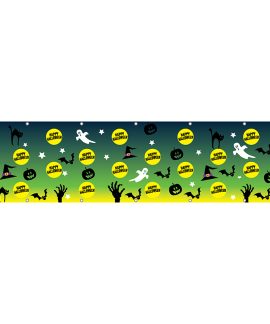 Halloween Fence Mesh Ghosts Artwork
