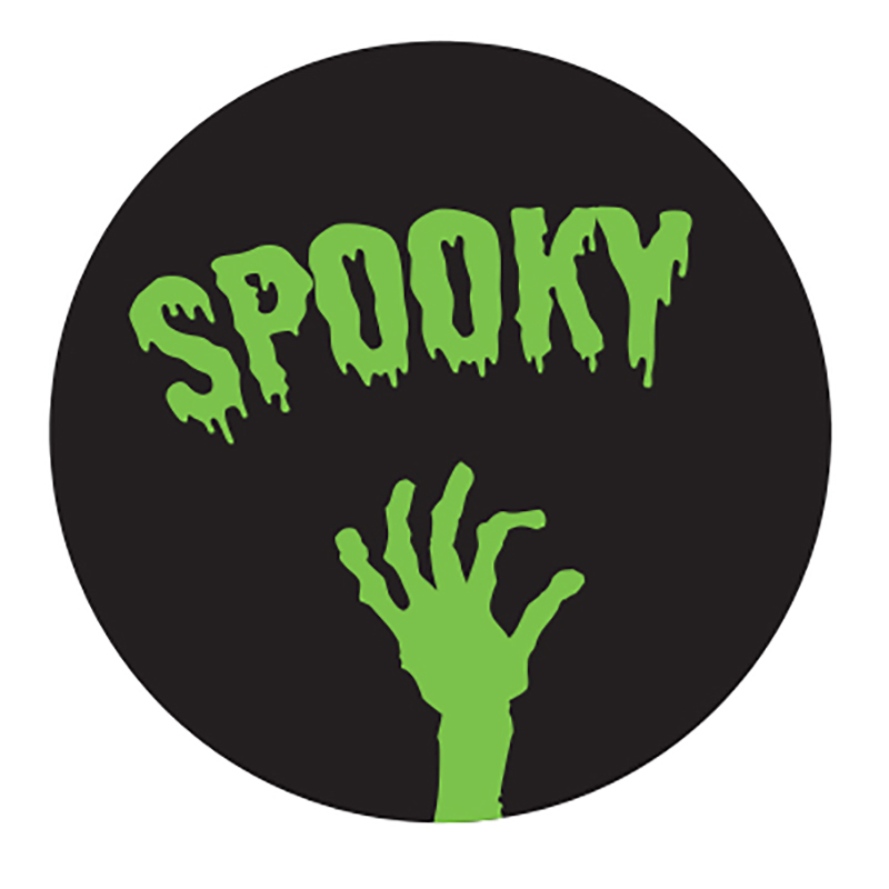 Spooky Outdoor Floor Sticker Artwork