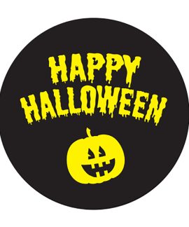 Happy Halloween Outdoor Floor Sticker Artwork