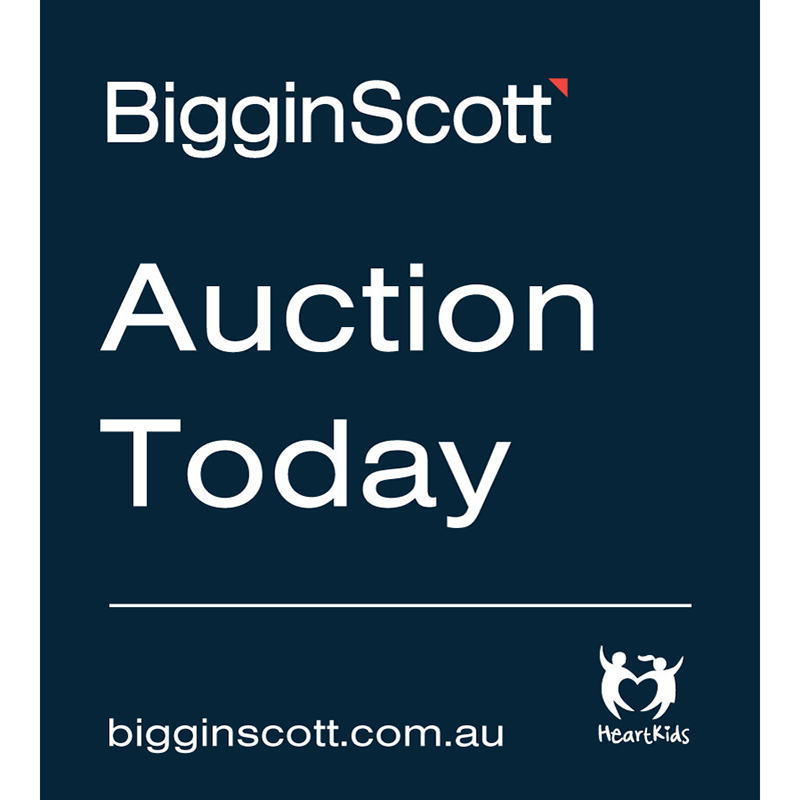 BigginScott real estate auction today sign